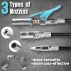 SHALL Professional Heavy Grease Gun, 7000 PSI Heavy Duty Pistol