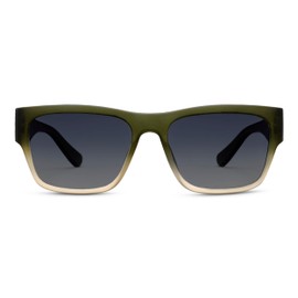 Peepers by PeeperSpecs Men's Hank Sun Sunglasses, Green/Tan, +0.00