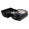 Yuright 6 Packs Plastic Stacking A4 Paper Storage Basket Tray,