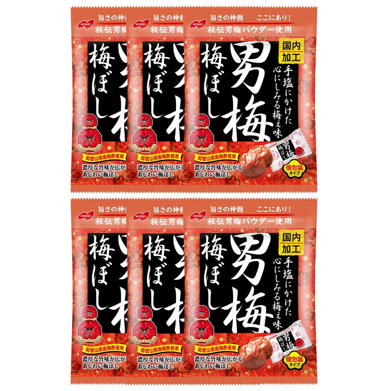 Nobel Confectionery Otoken Plum Plum Blossom 52g x 6 Bags