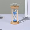 Bamboo Sand Timer 3 Minute Hourglass Timer Wooden Sand Clock,