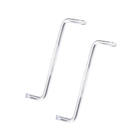 2-Pack Z-Shaped Screwdriver Set，Dual Head (Flat & Phillips) Screw Driver with Knurled Handle