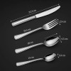 16-Piece Luxury Premium Stainless Steel Flatware Set Premium Silverware Dinnerware