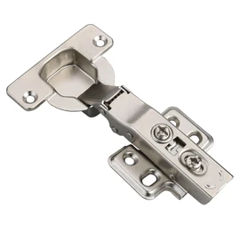 2 Pcs Heavy Duty 40mm Cup Full Overlay Soft Close Cabinet Hinges | Only for Thick Door(18 - 28mm), Durable, Quiet European Concealed Hinges with Screws, Nickel Plated for Frameless Cabinets