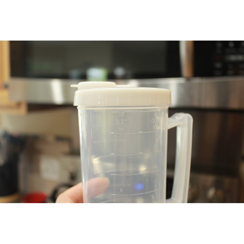 Cooking Concepts Mix and Serve, Plastic Measuring Cup and Container,