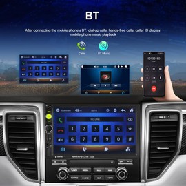 Double Din Car Stereo with Bluetooth 2 Din Car Radio with Backup Camera 7 Inch Touch Screen Multimedia Player with FM Radio Mirror Link Steering Wheel Control