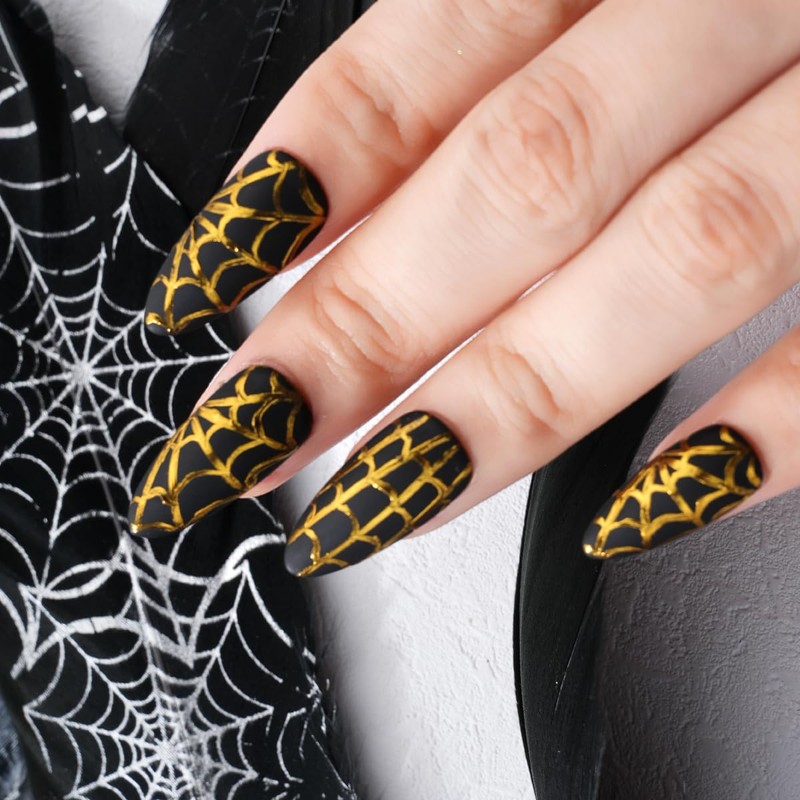 PrettyDiva Chrome Nail Powder - Gold Mirror Effect Nail Chrome