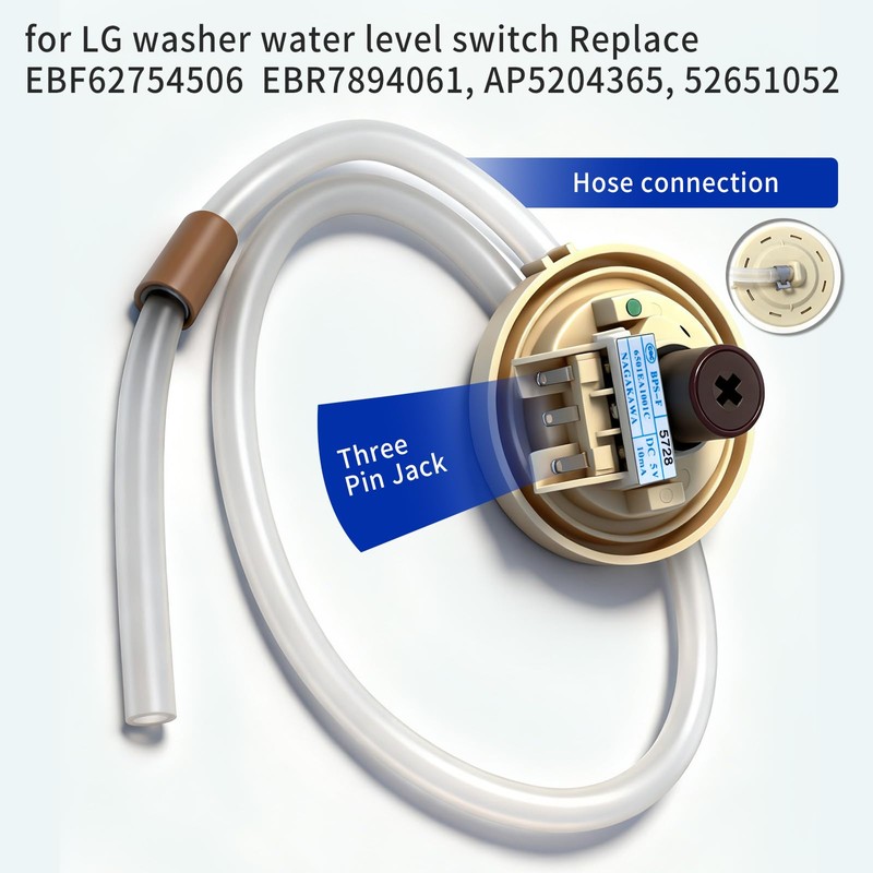 6501EA1001R Washer Water Level Pressure Sensor Switch for LG Washing