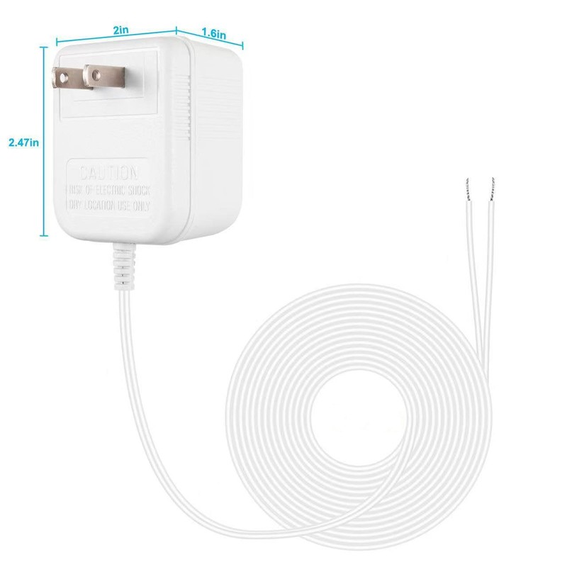 UPMMUD AC-AC 24V Doorbell Power Supply Transformer for Ring, Nest,