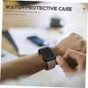 DOITOOL 2pcs Watch Case Screen Protector Case Glasswatch Protector Wrist