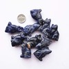 Manekieko 2 x Natural Sodalite Happy Cat Crystals and Healing