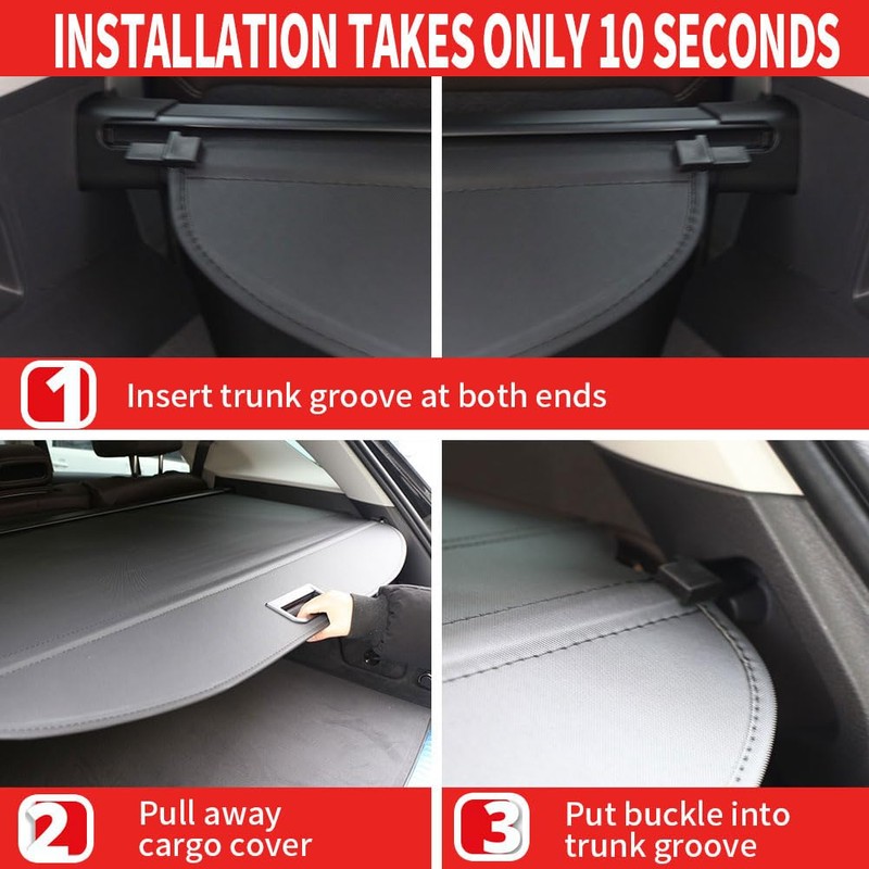 Marretoo for Volvo XC90 Cargo Cover 2024 2025 2016 2017