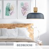 Darkaway Oversized Industrial Pendant Light Fixtures with Hammered Metal Shade,