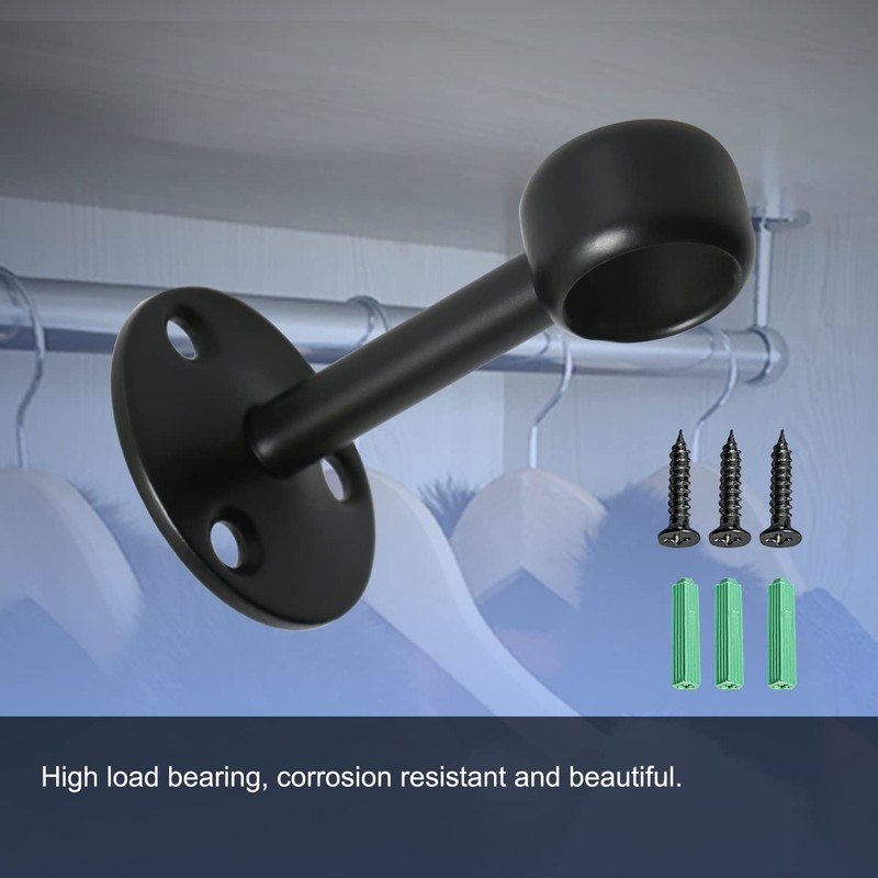 Aopin 4Pcs Ceiling Mount Bracket Pipe Hole Diameter 19 mm