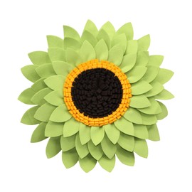 Flower Pillow - Sunflower Decorative Throw Pillows - 3D Flower Daisy Round Throw Pillow - Sunflower Accent Round Pillow - Flower Shaped Pillow Decor for Home - Soft And Handmade Flower Pillow