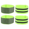 BESPORTBLE Safety Reflective Strap 4pcs Night Running Wristband for Parents