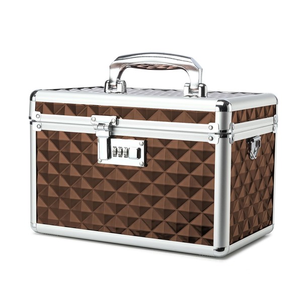 HEWEI WORKS Storage Lock Box with Combination Lock, Lockable Medicine
