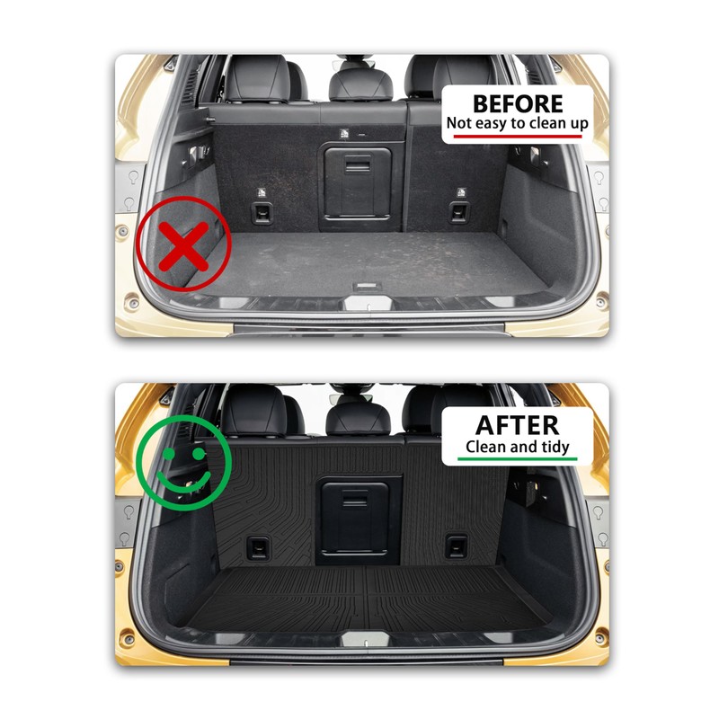 YEBOOCA Cargo Liner Compatible with 2024-2026 Dodge Hornet Trunk Mat