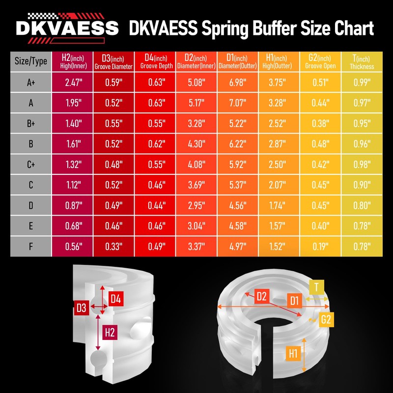 2Pcs Universal Car Shock Absorber Spring Bumper Power Auto Buffers