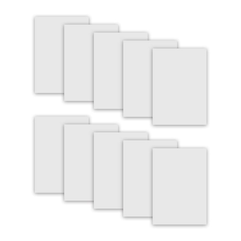 MR.R Sublimation Aluminium Sheet, Pack of 10, 0.22 mm, Matte