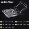 Xiatiaosann CPU Case Tray for Intel, Clamshell Plastic Protective Box