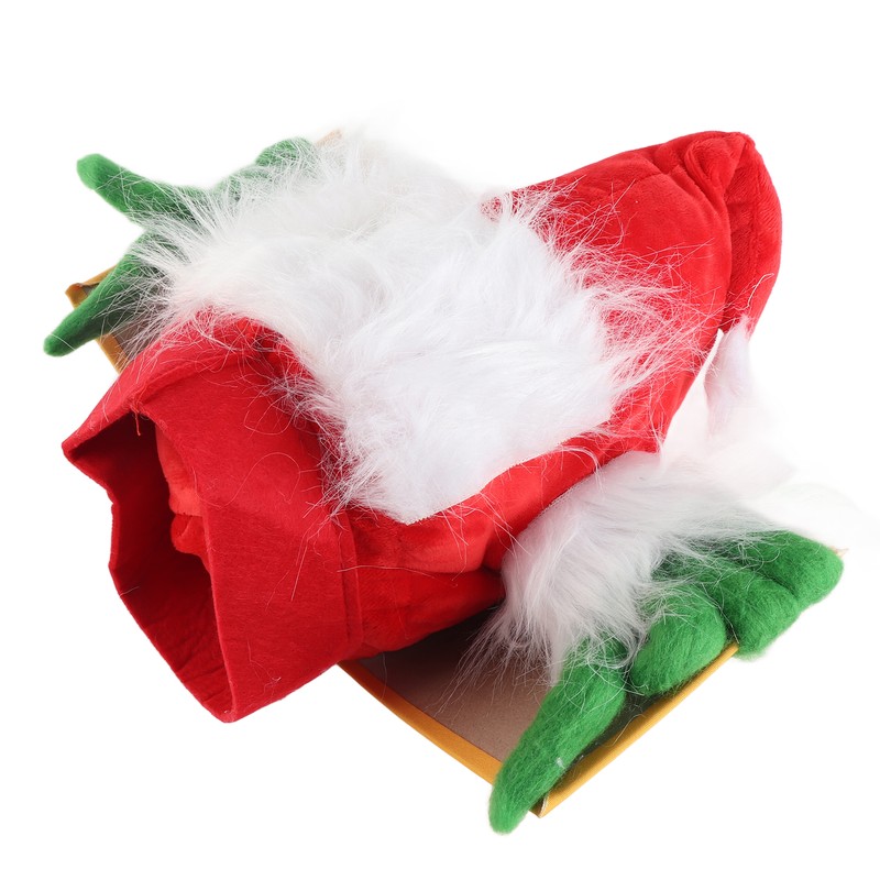 Xmas Tree Topper Funny Green Monster Hiding Behind Book Treetop