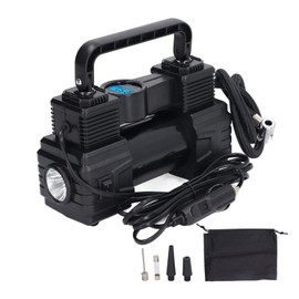 EVTSCAN Car Tire Inflator 120PSI Air Compressor Digital Pressure Gauge Portable Air Pump,with LED Light 12V