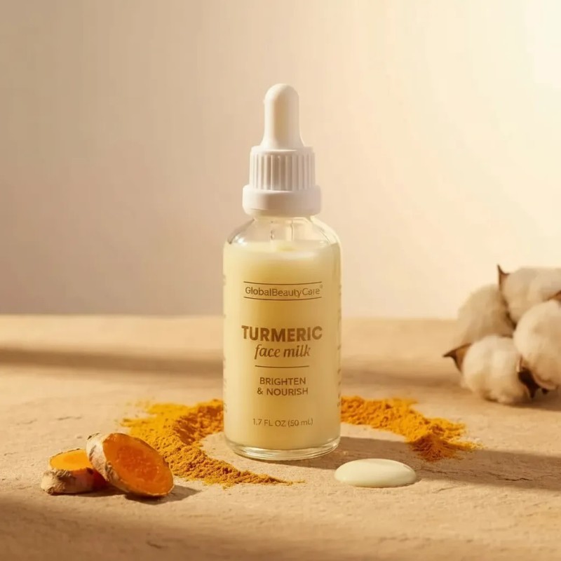 Global Beauty Leche Facial Curcuma Glicerina Ilumina Hidrata