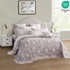 Blythease Oversized King Bedspread, Jacquard Matelasse Damask Pattern Design, Lightweight,