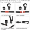 ZHOUBIN Bungee Shock Cord Snap End Hook for 1/4 inch