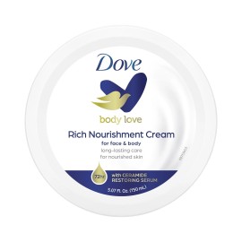 Dove Rich Nourishment Cream - Pack of 2 , 5.07 oz Cream