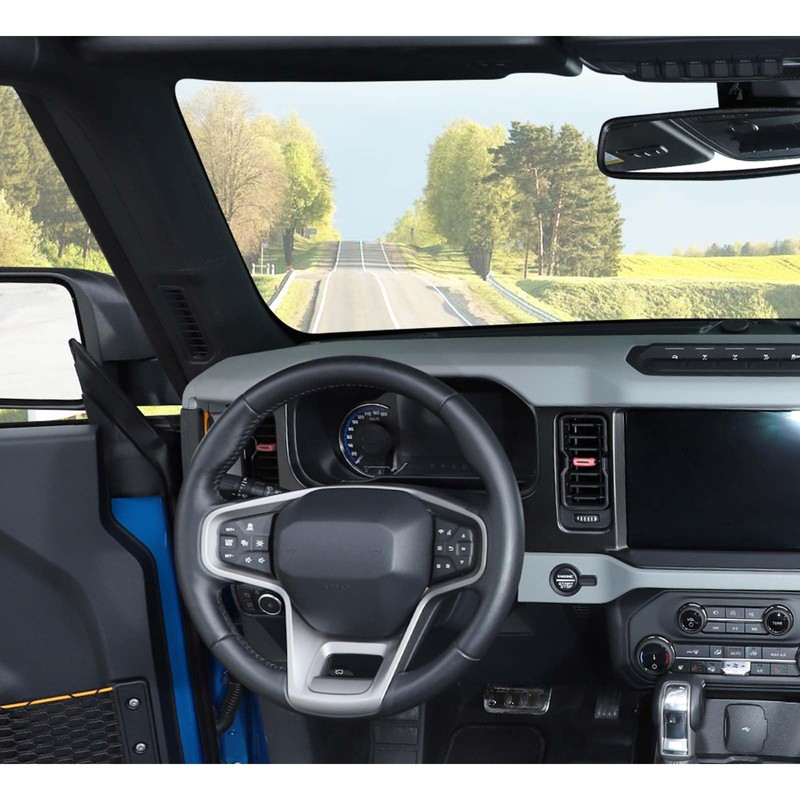 Jimen Compatible with Ford Bronco 2021-2023, 4PCS Center Console Air