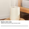 Hisopo de Algodón Humidificador de 30 Piezas, Bastoncillo de Algodón