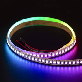 BTF-LIGHTING RGBW RGBCW White SK6812 (Similar WS2812B) 3.3ft 1m 144leds/pixels/m Individually Addressable Flexible 4 Color in 1 LED Dream Color LED Strip Non-Waterproof DC5V