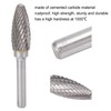 Double Cut Carbide Burr Rotary File Tree Shape Multipurpose for