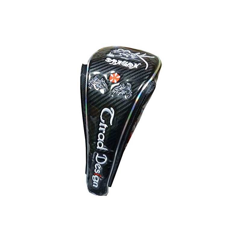 sadhc521U Golf Utility Dragon Magnetic Head Cover (Black)
