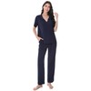 DAVID ARCHY Viscose from Bamboo Pajamas Set for Women Super
