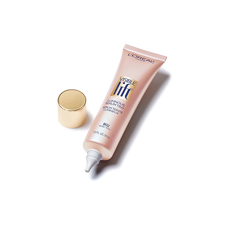 L'Oreal Paris Cosmetics Visible Lift Luminous Serum Tint, Rose, 1