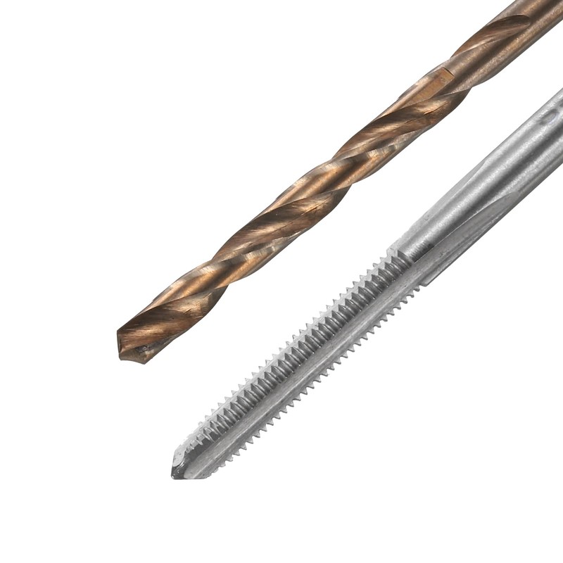 sourcing map Tap and Drill Bit Set, 2pcs M3 x