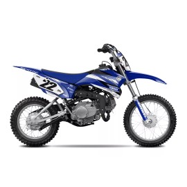 YAMAHA  TTR110 Blue Factory Graphic Decal Sticker Kit  Fits 2014-2023 Thick MX
