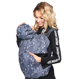 MijaCulture Tragecover, Universal Bezug für alle Babytragen und Tragetücher Baby Carrier Cape 4127 (Grau)