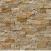 Scabos Travertine Splitface Stacked Ledger Wall Panel 6 in. x