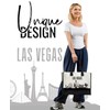 InnoBeta Las Vegas City Skyline Gifts Canvas Tote Bag for