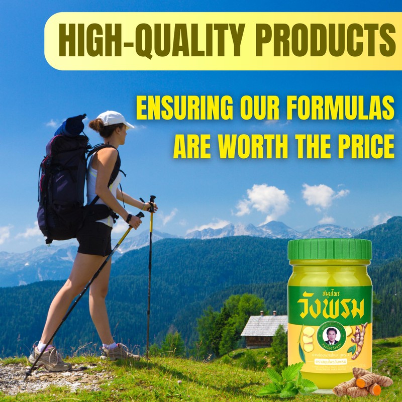 Wang Prom Cool Herbal Balm/Salve 100 Gram (Yellow)