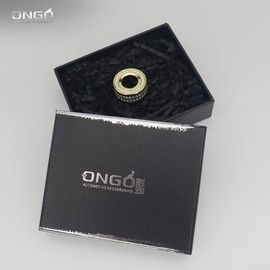 ONGOXD New Model Mazda 3 CX-30/CX-60 Exclusive Start Switch Ring Diamond Crystal Decoration Plate Interior Parts Crystal Treasure Osa Glossy Bling Styling Custom (Gold, Volume Knob Cover CX-30/CX-60/3