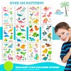 SUGERU® 100+ Tattoo Children's Skin-Friendly, Dinosaur Tattoos Stickers Kids, Children's
