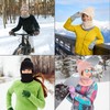 Heveer Warm Knitted Hat Women's Flexible Winter Hat with Neck