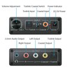 YALIYA 192KHz Digital Optical Coaxial Toslink to Analog RCA 3.5mm