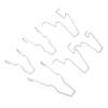 6pcs Steel Headlight, Car Bulb Retaining Spring Clip Bulb Retaining