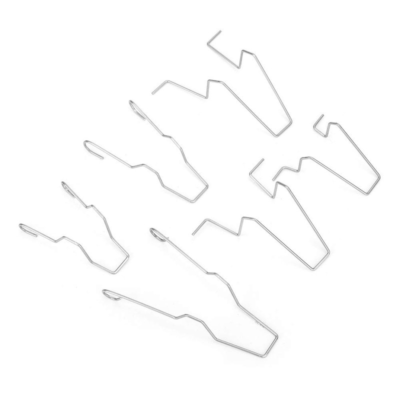6pcs Steel Headlight, Car Bulb Retaining Spring Clip Bulb Retaining